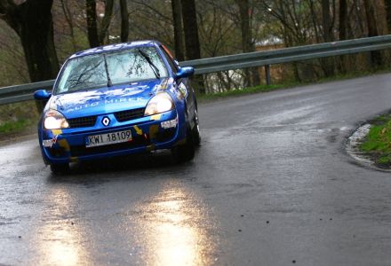 Mirosław Włodarczyk i Marek Kaczmarek - Renault Clio Sport.